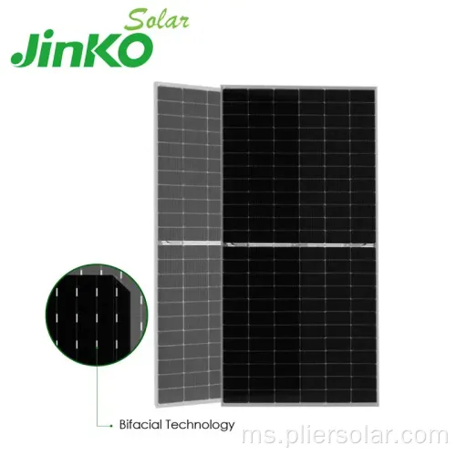 Panel solar jinko bifacial 550W panel kristal mono